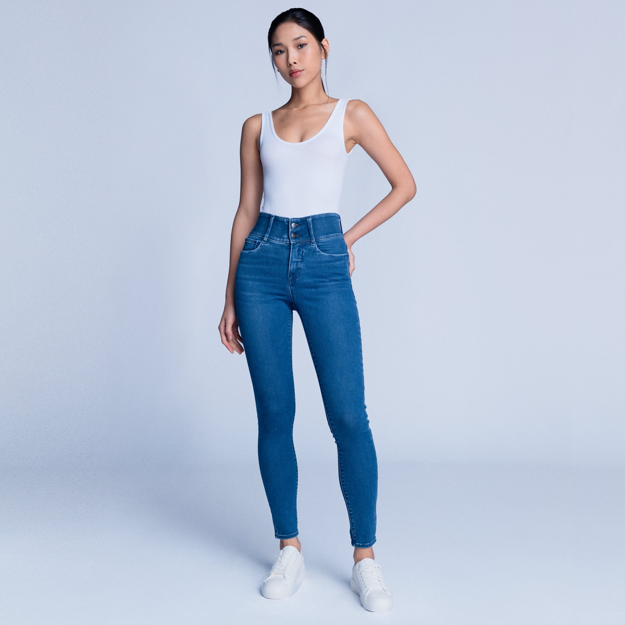 High rise lee jeans online