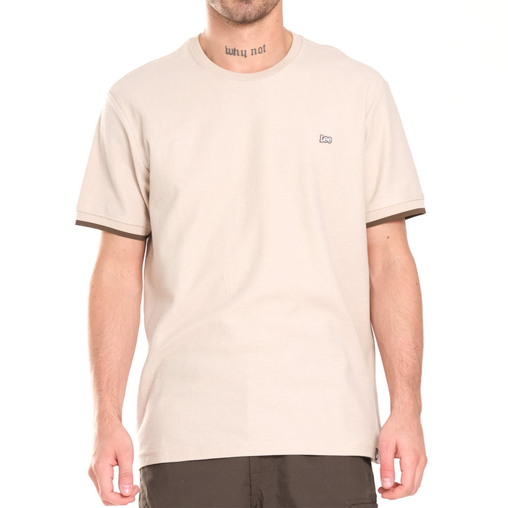 MENS' O-NECK SMALL LOGO TEE