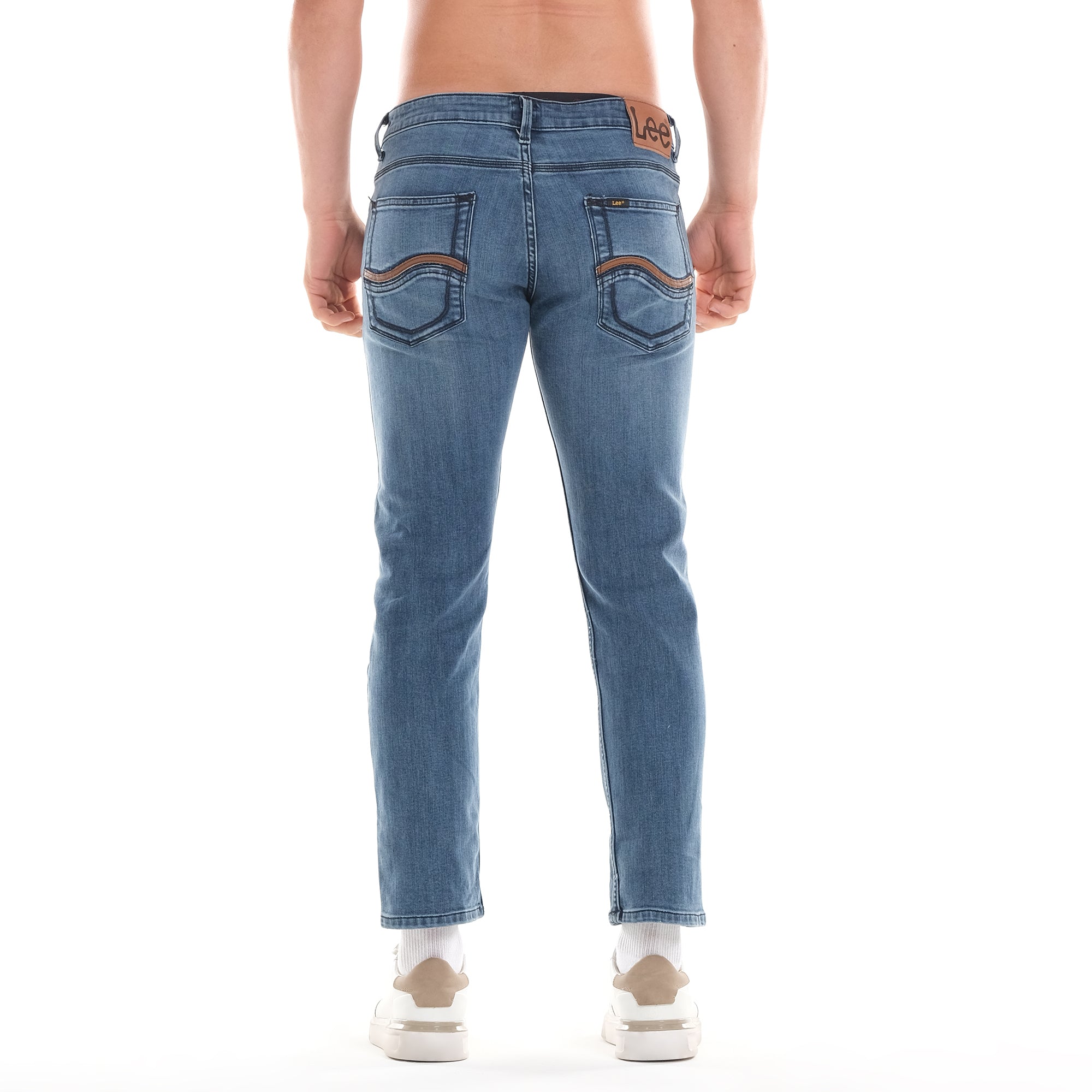 MENS RAMONE PATCH AND REPAIR DENIM JEANS