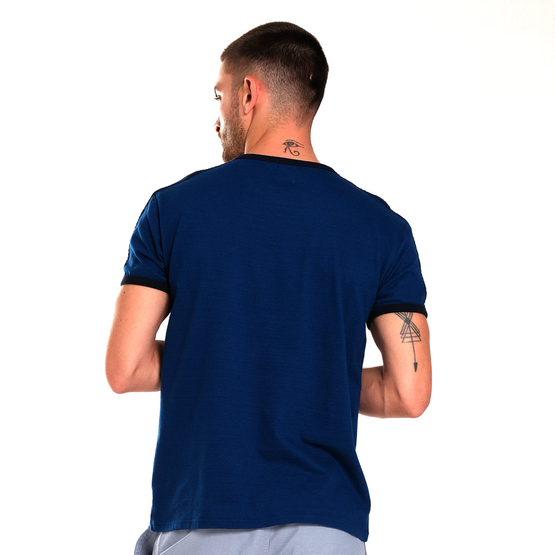 MENS' ROUND NECK RINGER TEE