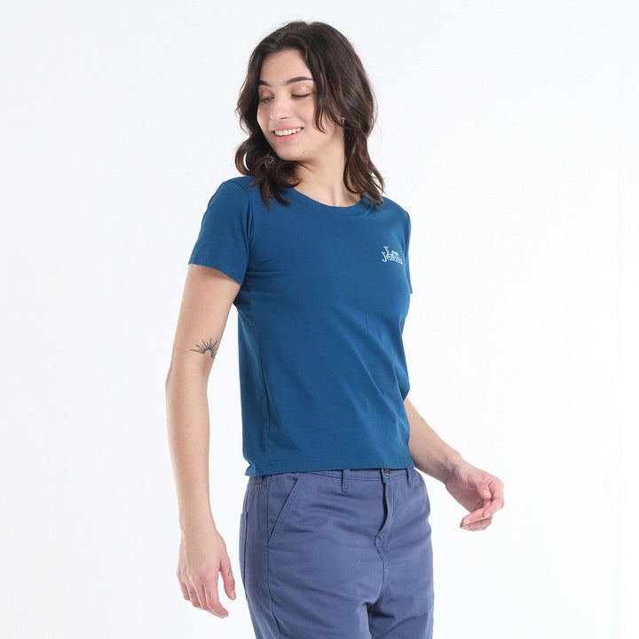 LEE LADIES EMBROIDERED LOGO TEE