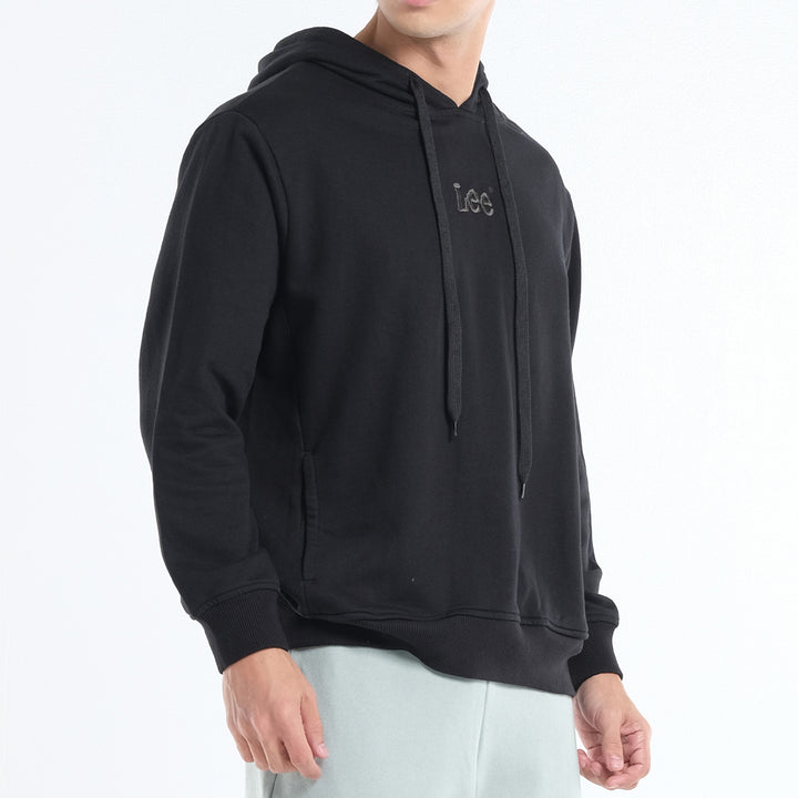 LEE MENS' HOODIE JACKET WITH SMALL EMBROIDERED LOGO