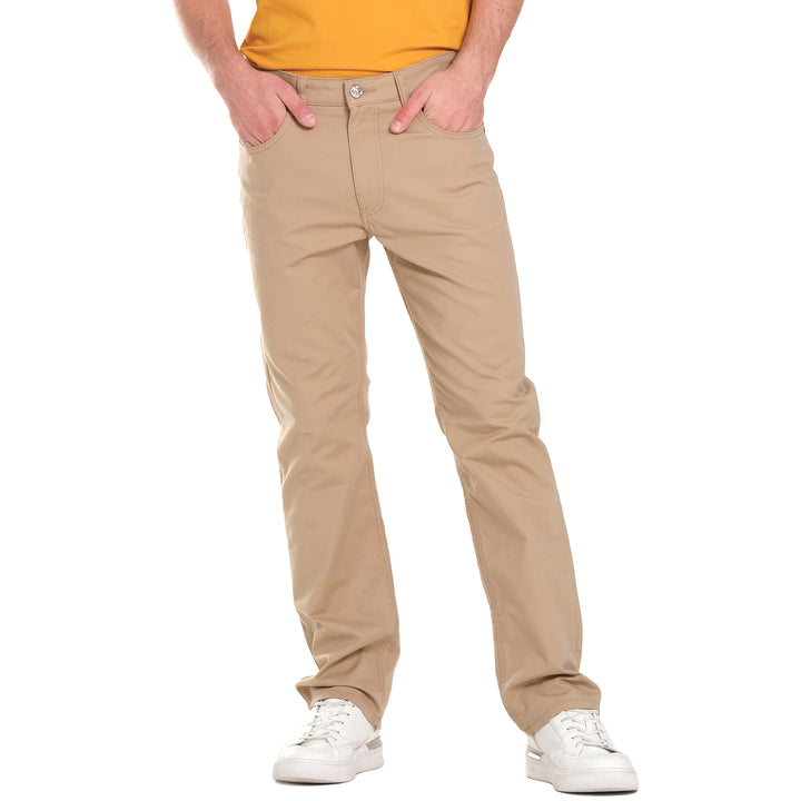 LEE MEN'S BROOKLYN STRAIGHT KHAKI PANTS - MID-RISE COLORED PANTS