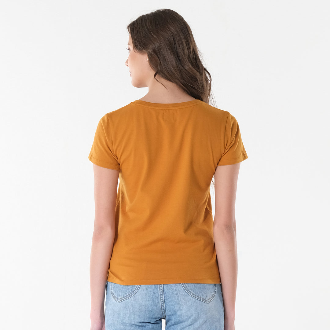 Lee Ladies Round neck with Embossed Logo Tee