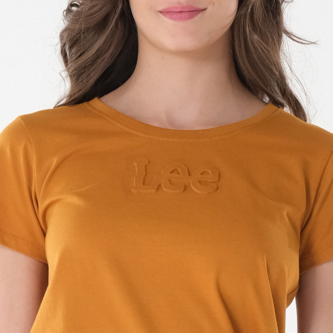 Lee Ladies Round neck with Embossed Logo Tee