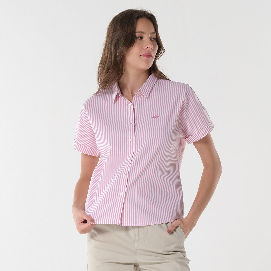 Lee Ladie's Button Down Stripes Polo