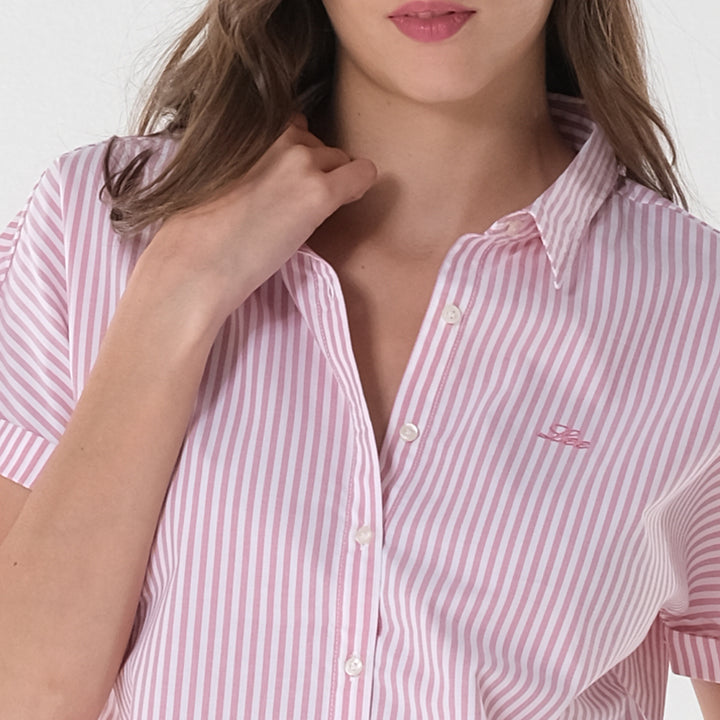 Lee Ladie's Button Down Stripes Polo