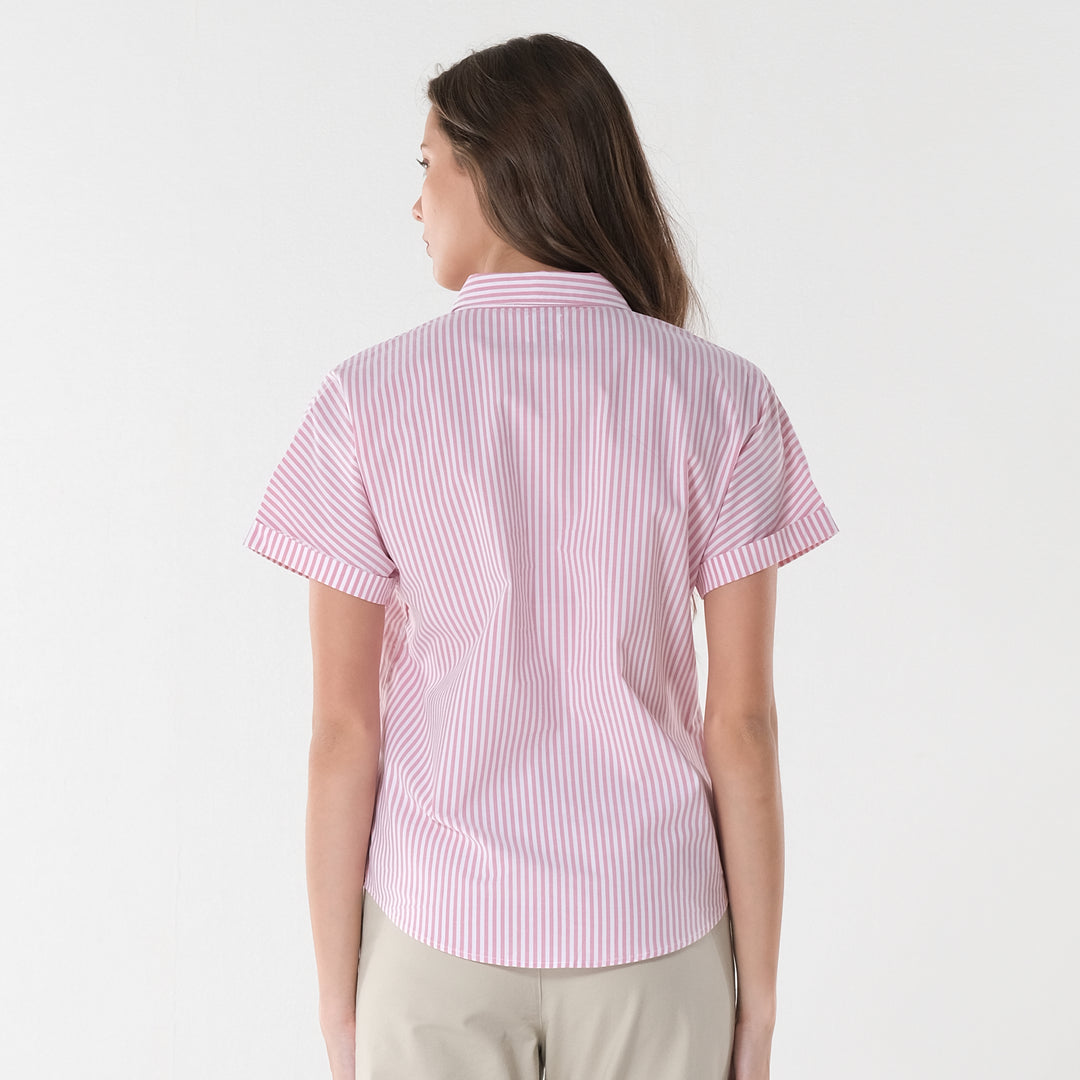 Lee Ladie's Button Down Stripes Polo