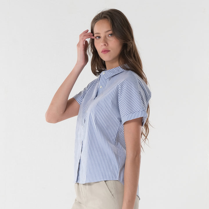 Lee Ladie's Button Down Stripes Polo