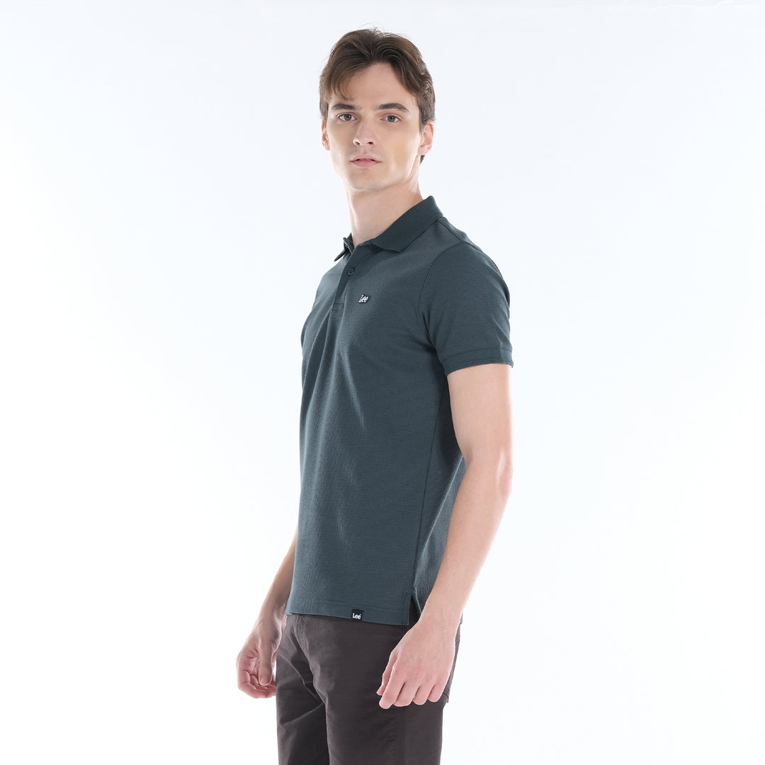 LEE MENS PLAIN SPORTSHIRTS WITH SMALL LOGO