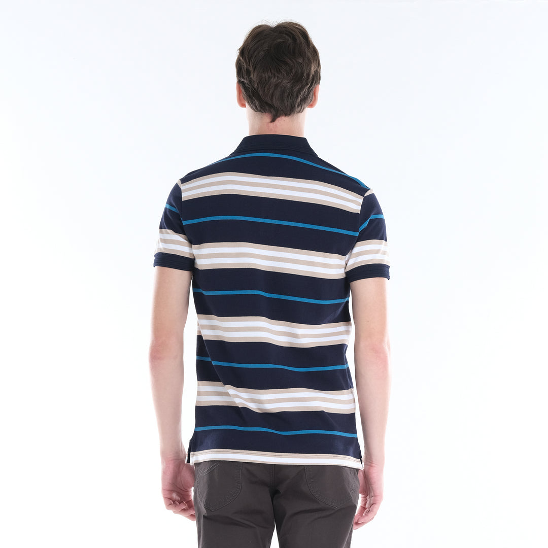 LEE MENS SPORTSHIRTS WITH STRIPE PATTERN AND SMALL LOGO PATCH