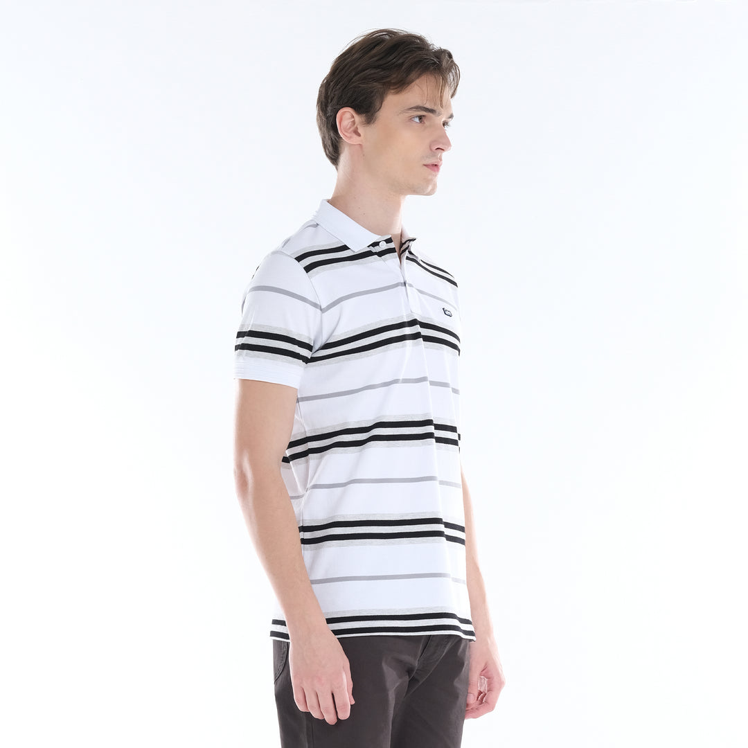 LEE MENS SPORTSHIRTS WITH STRIPE PATTERN AND SMALL LOGO PATCH