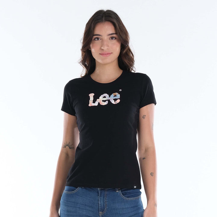 LEE LADIES GRAPHIC EMBOSS TOP