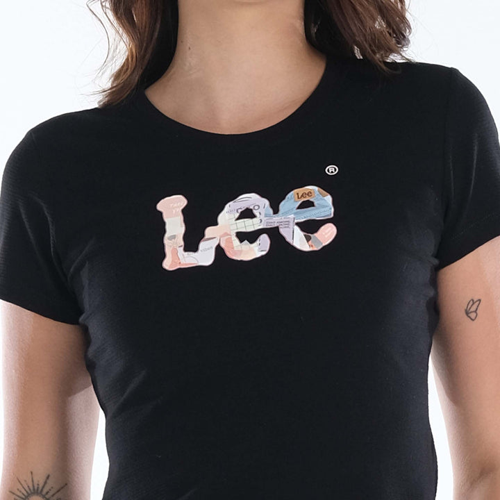 LEE LADIES GRAPHIC EMBOSS TOP