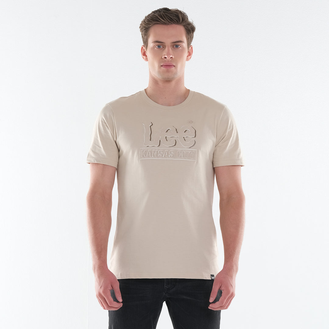 MENS' EMBOSSED LEE LOGO TEE