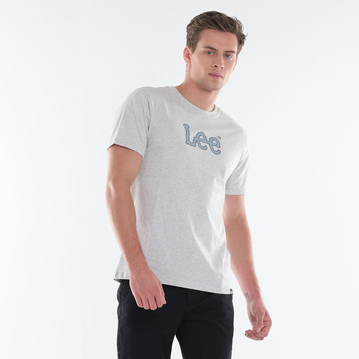 MENS' ROUNDNECK PRINTED LOGO TEE