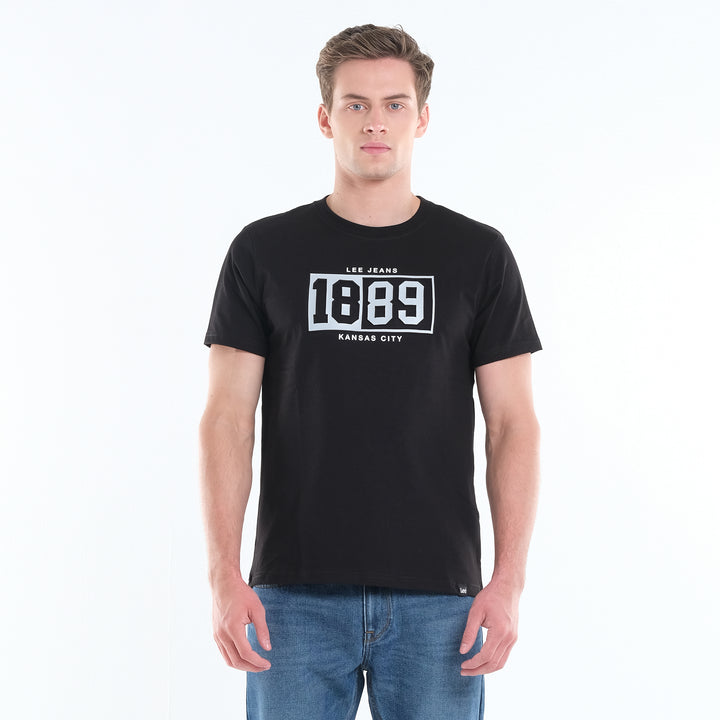 LEE MEN'S 1889 EMBOSSED LOGO TEE