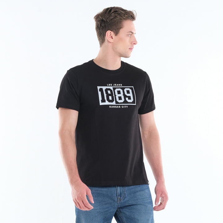 LEE MEN'S 1889 EMBOSSED LOGO TEE