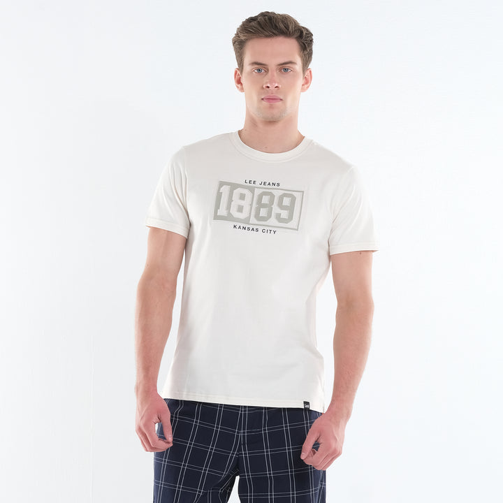 LEE MEN'S 1889 EMBOSSED LOGO TEE