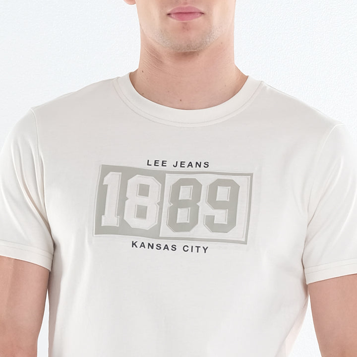 LEE MEN'S 1889 EMBOSSED LOGO TEE