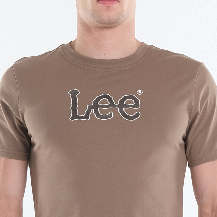 MENS' ROUNDNECK PRINTED LOGO TEE