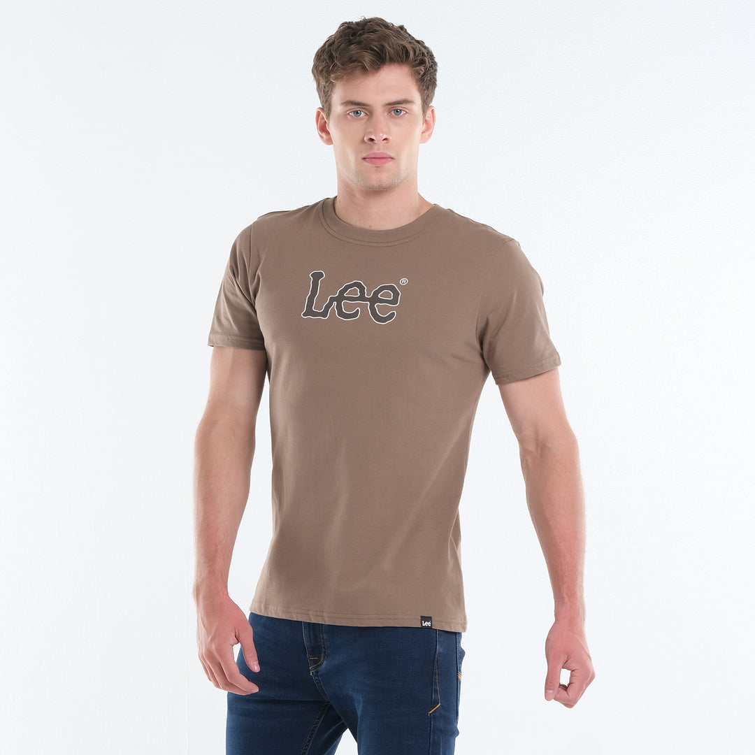 MENS' ROUNDNECK PRINTED LOGO TEE