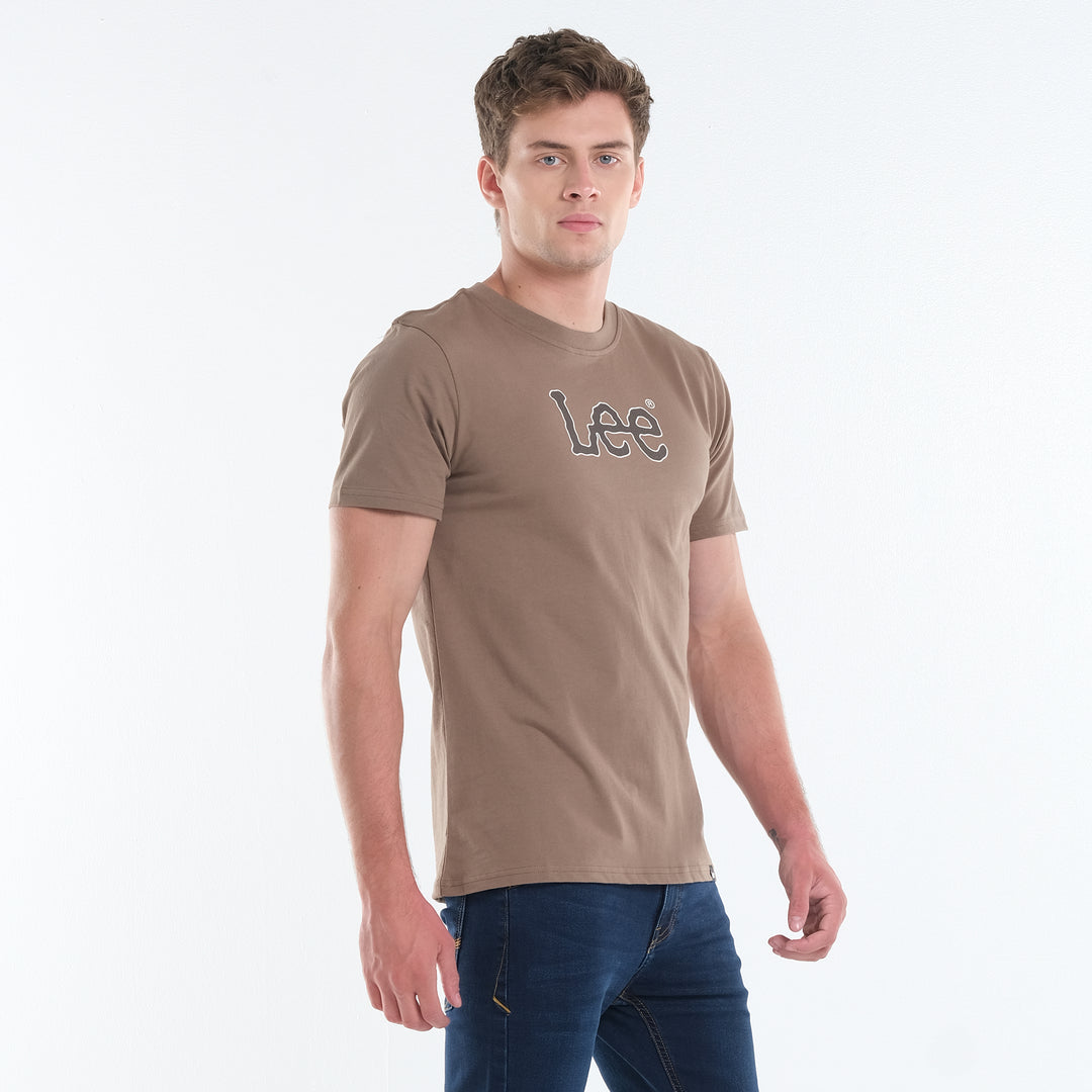 MENS' ROUNDNECK PRINTED LOGO TEE