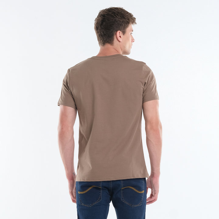 MENS' ROUNDNECK PRINTED LOGO TEE