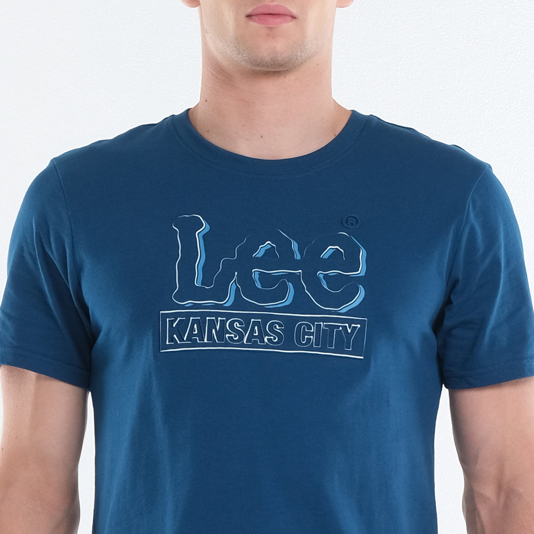 MENS' EMBOSSED LEE LOGO TEE