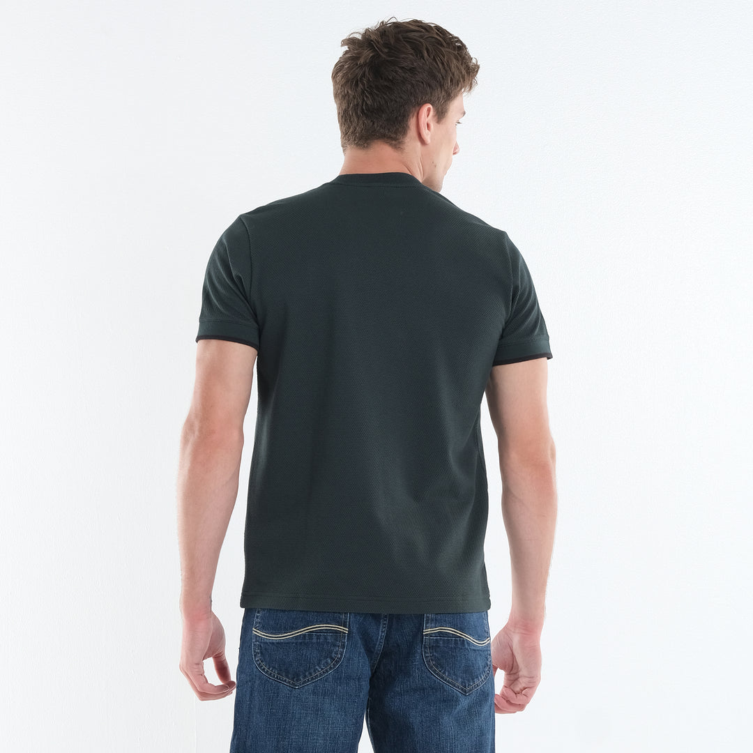 LEE MEN'S ROUNDNECK WITH SMALL PATCH LOGO