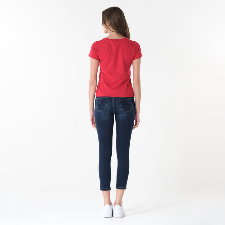 Lee Ladies Round neck with Embossed Logo Tee