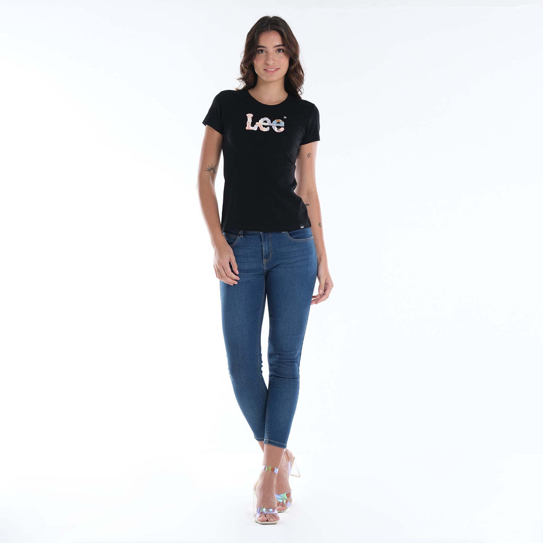 LEE LADIES GRAPHIC EMBOSS TOP