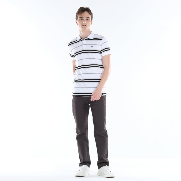 LEE MENS SPORTSHIRTS WITH STRIPE PATTERN AND SMALL LOGO PATCH