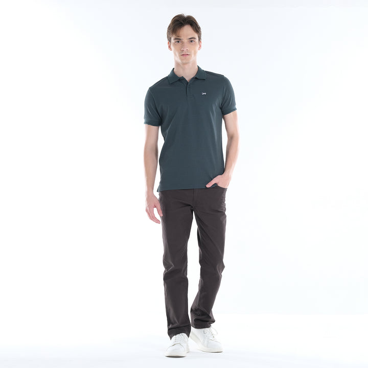 LEE MENS PLAIN SPORTSHIRTS WITH SMALL LOGO