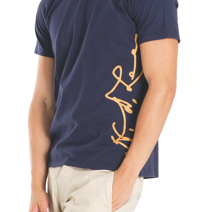 MENS' AMERICAN FIT ROUND NECK GRAPHIC TEE