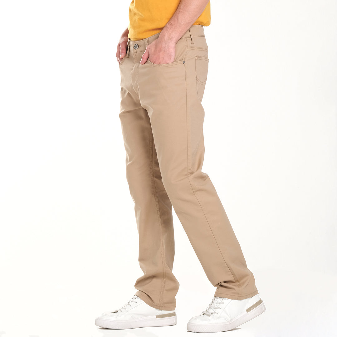 LEE MEN'S BROOKLYN STRAIGHT KHAKI PANTS - MID-RISE COLORED PANTS