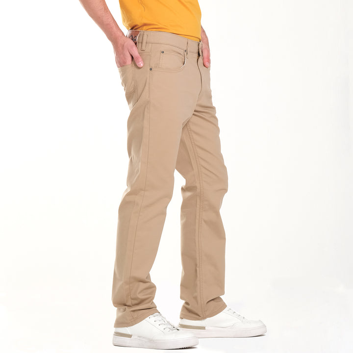 LEE MEN'S BROOKLYN STRAIGHT KHAKI PANTS - MID-RISE COLORED PANTS