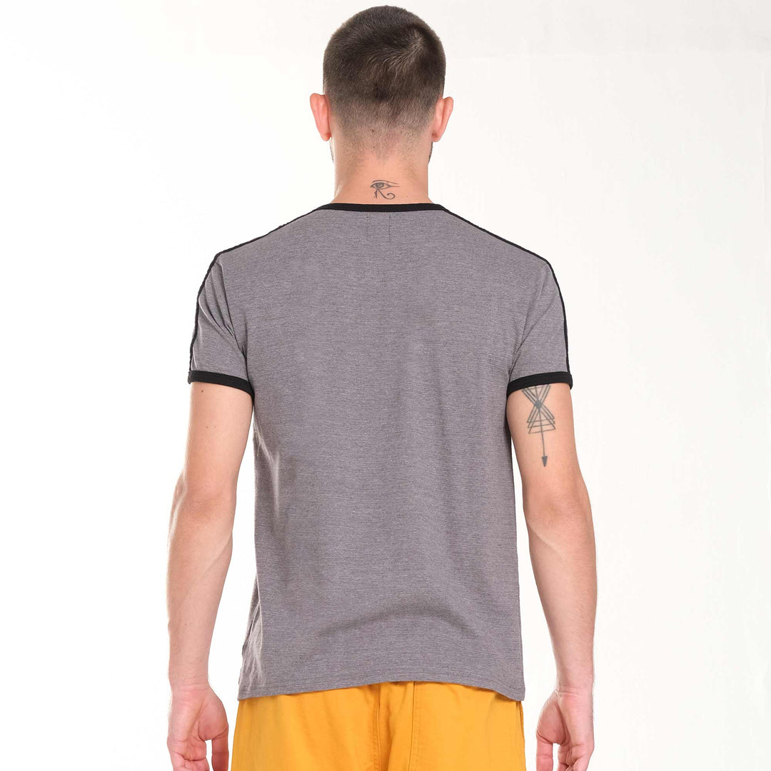 MENS' ROUND NECK RINGER TEE